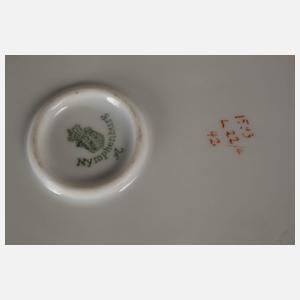 Nymphenburg große Balustervase Vogelmalerei