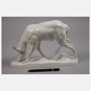 Nymphenburg "Grasender Elch"