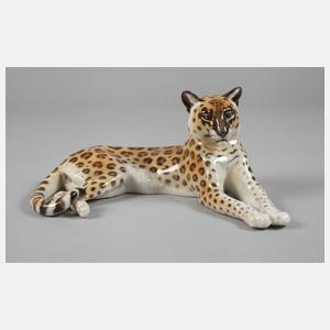 Nymphenburg "Liegender Panther"