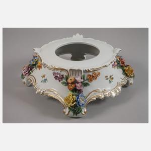 Potschappel übergroße Prunkvase mit Figurenbesatz