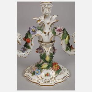 Potschappel prunkvoller Kerzenleuchter