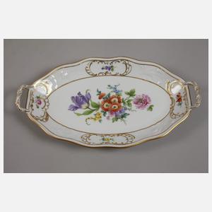 Potschappel zwei Prunkschalen und Platte