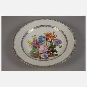 Alt-Wien große Schale Blumenstillleben