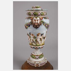 Volkstedt Lampenfuß im Capodimonte-Stil