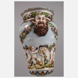 Volkstedt Lampenfuß im Capodimonte-Stil