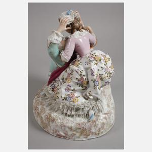 Volkstedt große Rokokogruppe als Liebespaar