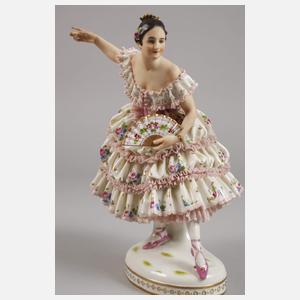 Volkstedt "Fanny Elßler mit Fächer"