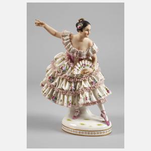 Volkstedt "Fanny Elßler mit Fächer"