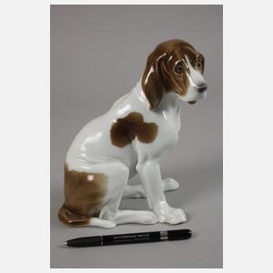 Karl Ens Volkstedt sitzender Jagdhund