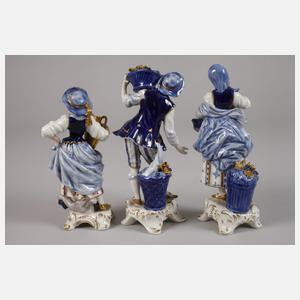 Rudolf Kämmer Volkstedt Konvolut Winzerfiguren