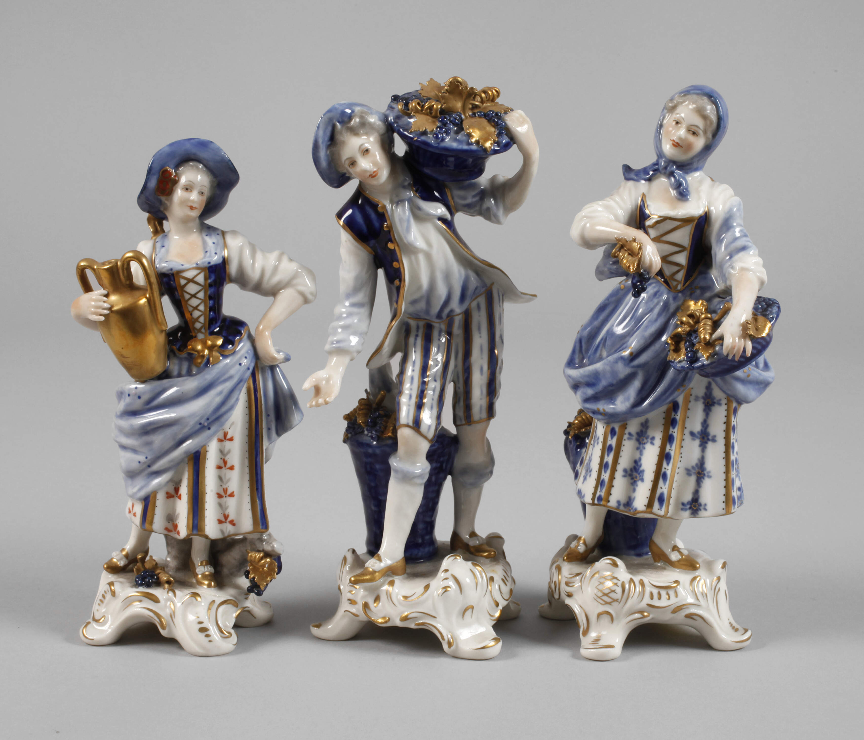 Rudolf Kämmer Volkstedt Konvolut Winzerfiguren