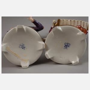 Rudolf Kämmer Volkstedt-Rudolstadt zwei Musiker