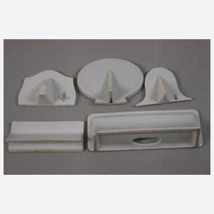 Konvolut Werbeaufsteller Porzellanmanufakturen