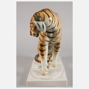 Schwarzburger Werkstätten "Sitzender Tiger"