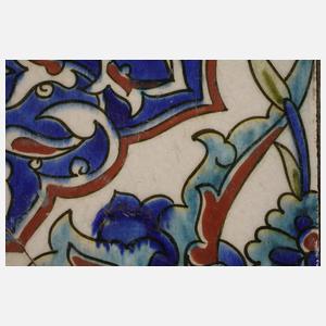 Paneel mit vier Iznik-Fliesen