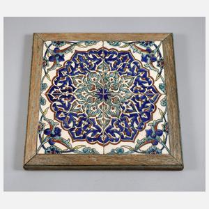 Paneel mit vier Iznik-Fliesen