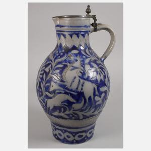 Übergroße Westerwälder Ritzkanne