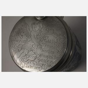 Mächtiger Westerwälder Walzenkrug