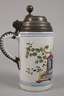 Wuchtiger Thüringer Fayencewalzenkrug