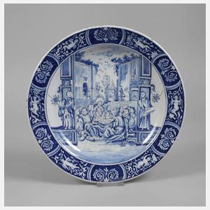 Großer niederländischer Fayenceteller