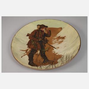 Großer jagdlicher Wandteller