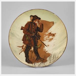 Großer jagdlicher Wandteller