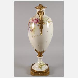 Große montierte Bodenvase