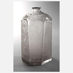 Feine Barockflasche "Justitia"