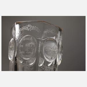 Drei Fußbecher Biedermeier