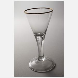 Vier barocke Trinkgläser