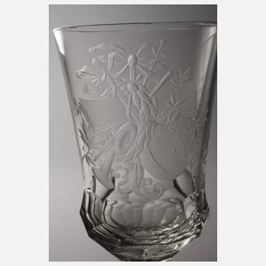 Großes Pokalglas Historismus