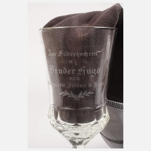 Großes Pokalglas Historismus