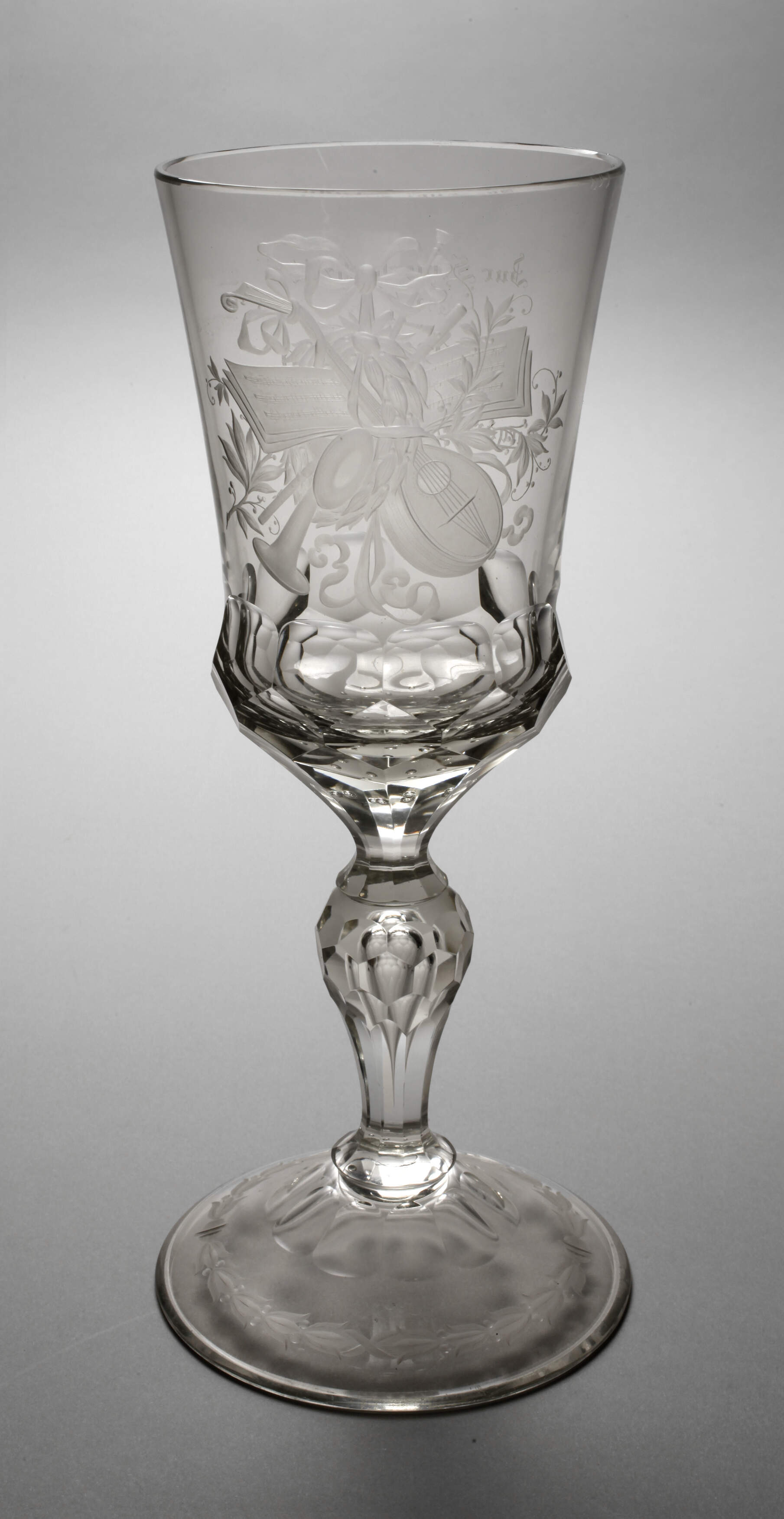 Großes Pokalglas Historismus