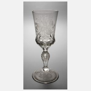 Großes Pokalglas Historismus