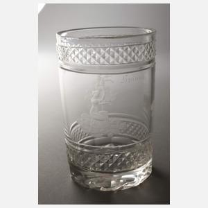 Drei Bechergläser Biedermeier