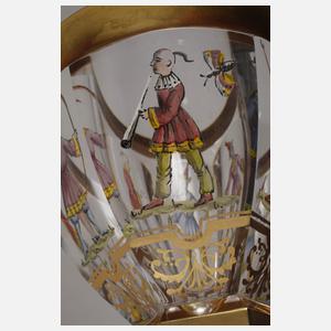 Fußbecher mit Chinoiserien