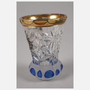 Wappenglas mit Doppeladler Habsburg