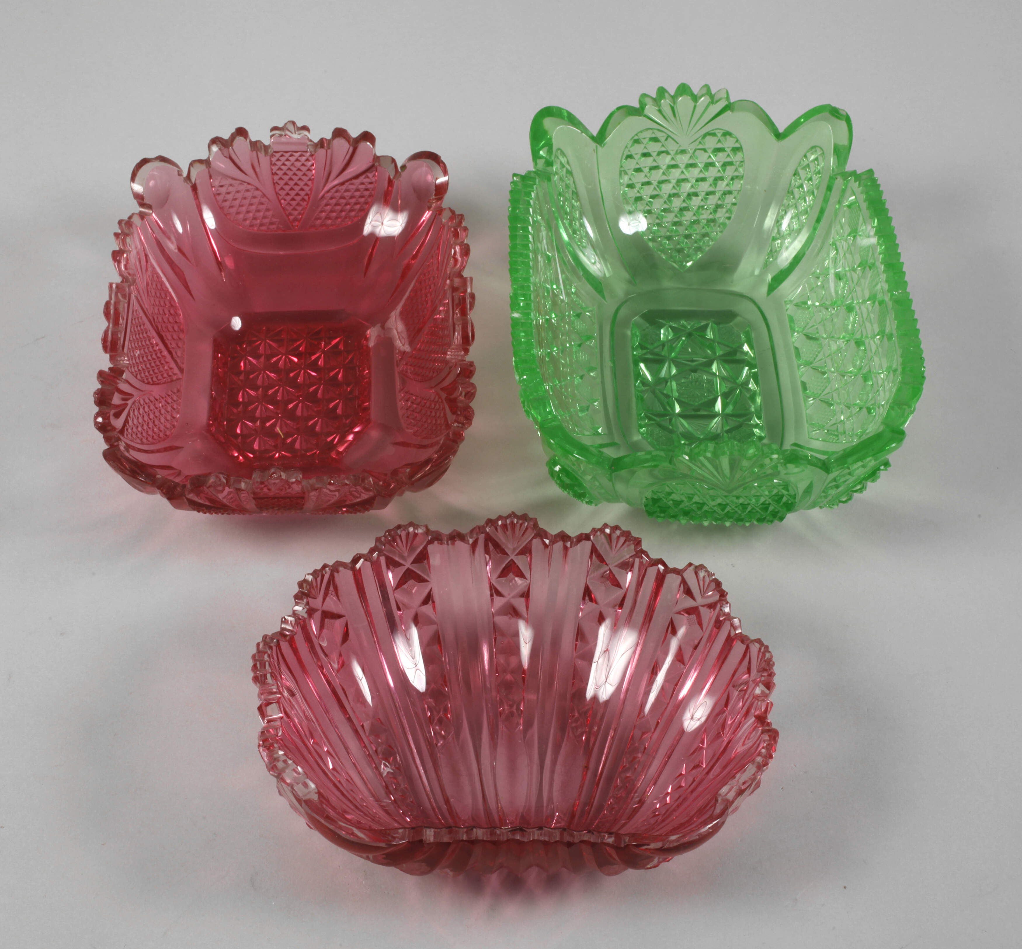 Drei Schalen Biedermeier