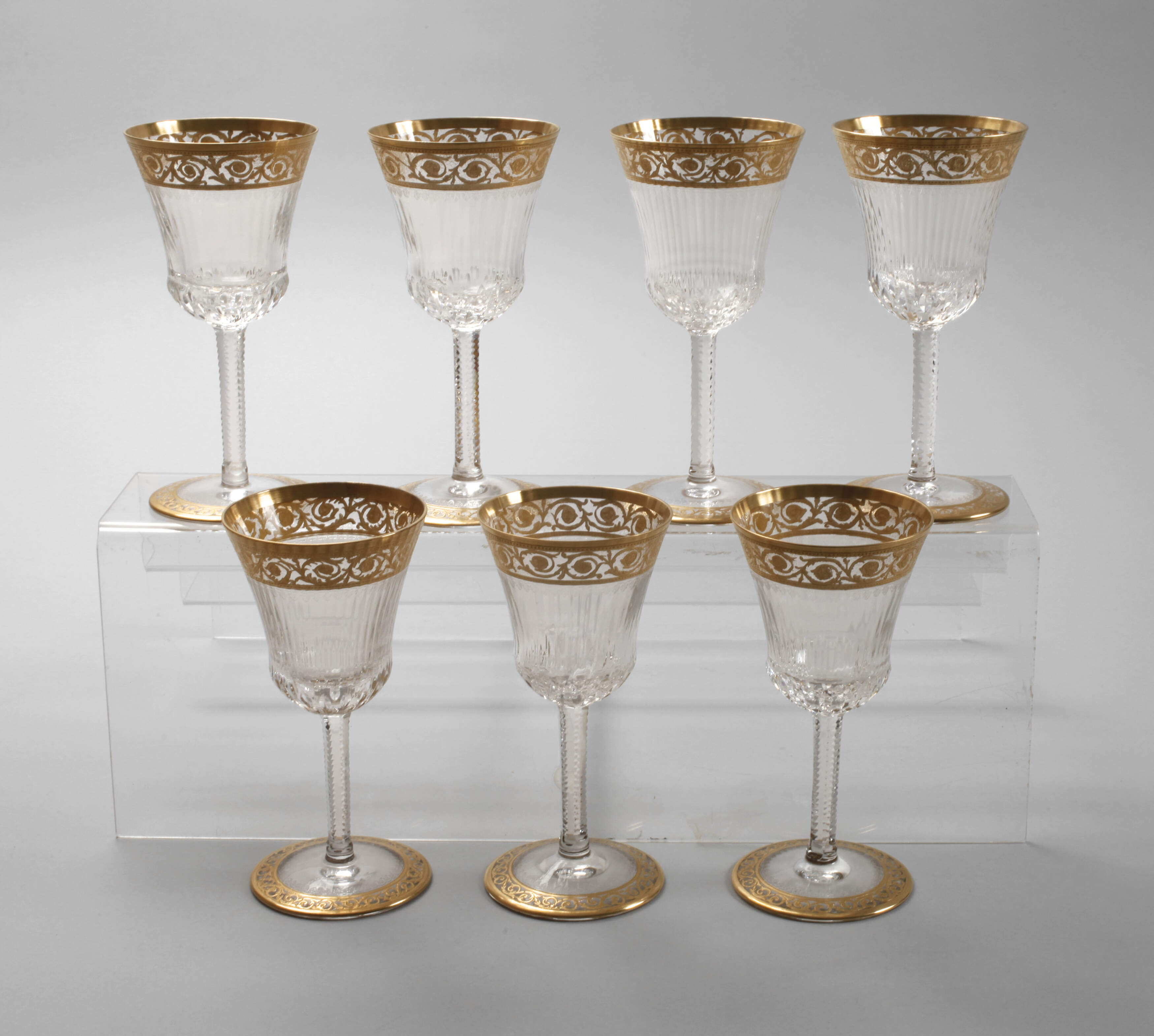 Saint Louis sieben Cherrygläser