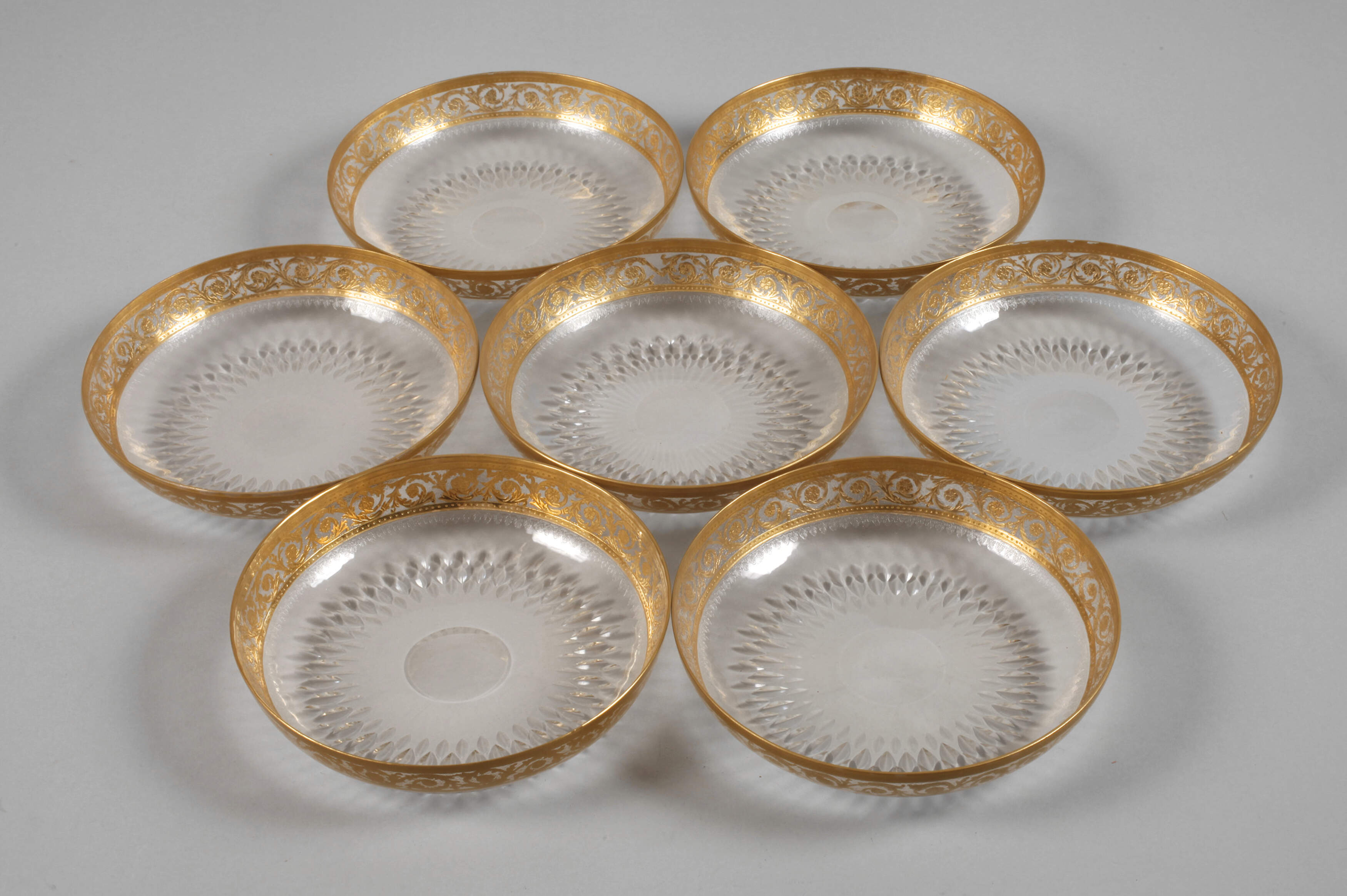 Saint Louis sieben Kompottschalen