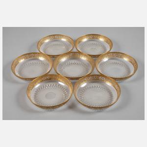 Saint Louis sieben Kompottschalen