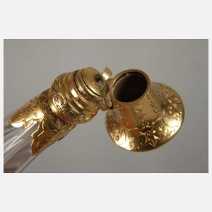Parfumflakon Frankreich mit Goldmontierung