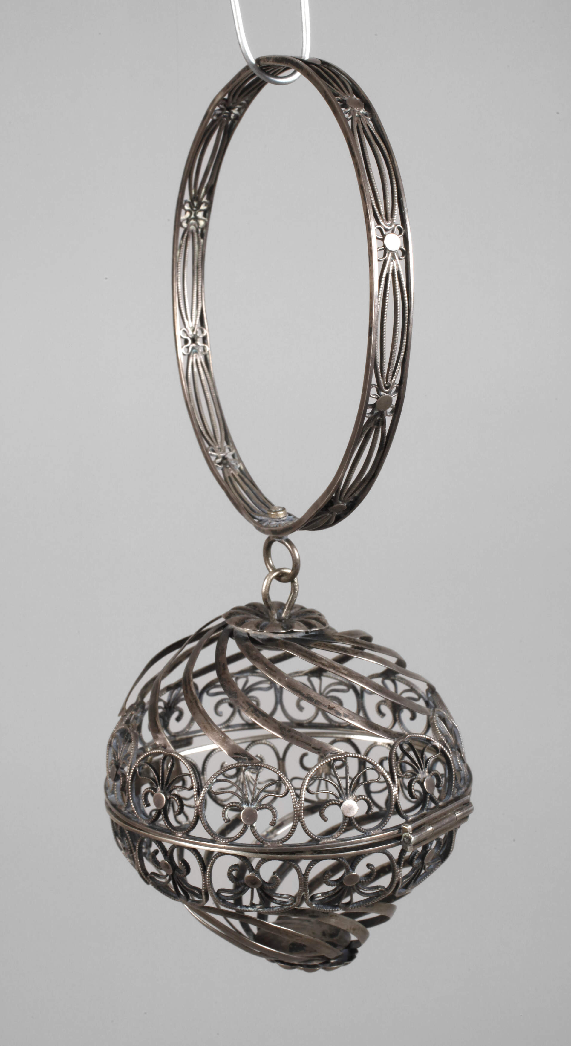 Silber Garnrollenhalter an Armreif