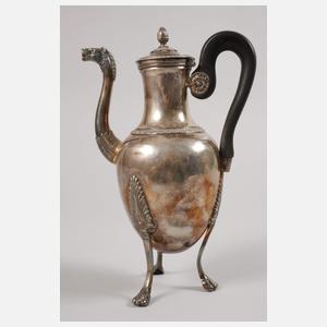 Silber Mokkakanne Frankreich