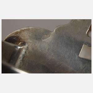 Silber vier Teeglashalter Russland