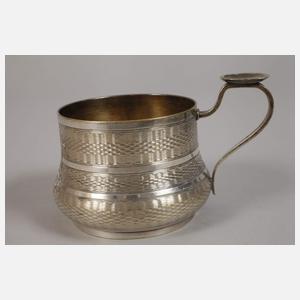 Sechs Teeglashalter aus Adelsbesitz