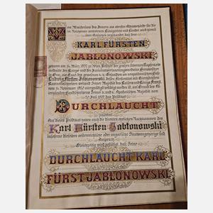 Sechs Teeglashalter aus Adelsbesitz