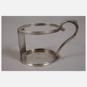 Sechs Teeglashalter aus Adelsbesitz