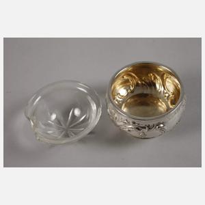 Silber sechs Salieren aus Adelsbesitz