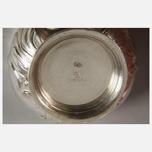 Silber sechs Salieren aus Adelsbesitz